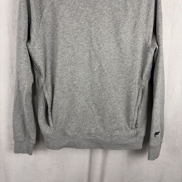 Fabletics Gray Cotton Blend Hoodie Sweatshirt Mens Size Small Workout Gym - Picture 2 of 6